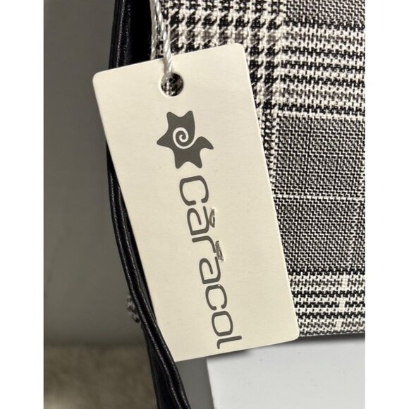 Caracol Plaid Crossbody Bag With Adjustable Strap & Zipper Closure Multiple Pock - Picture 2 of 13